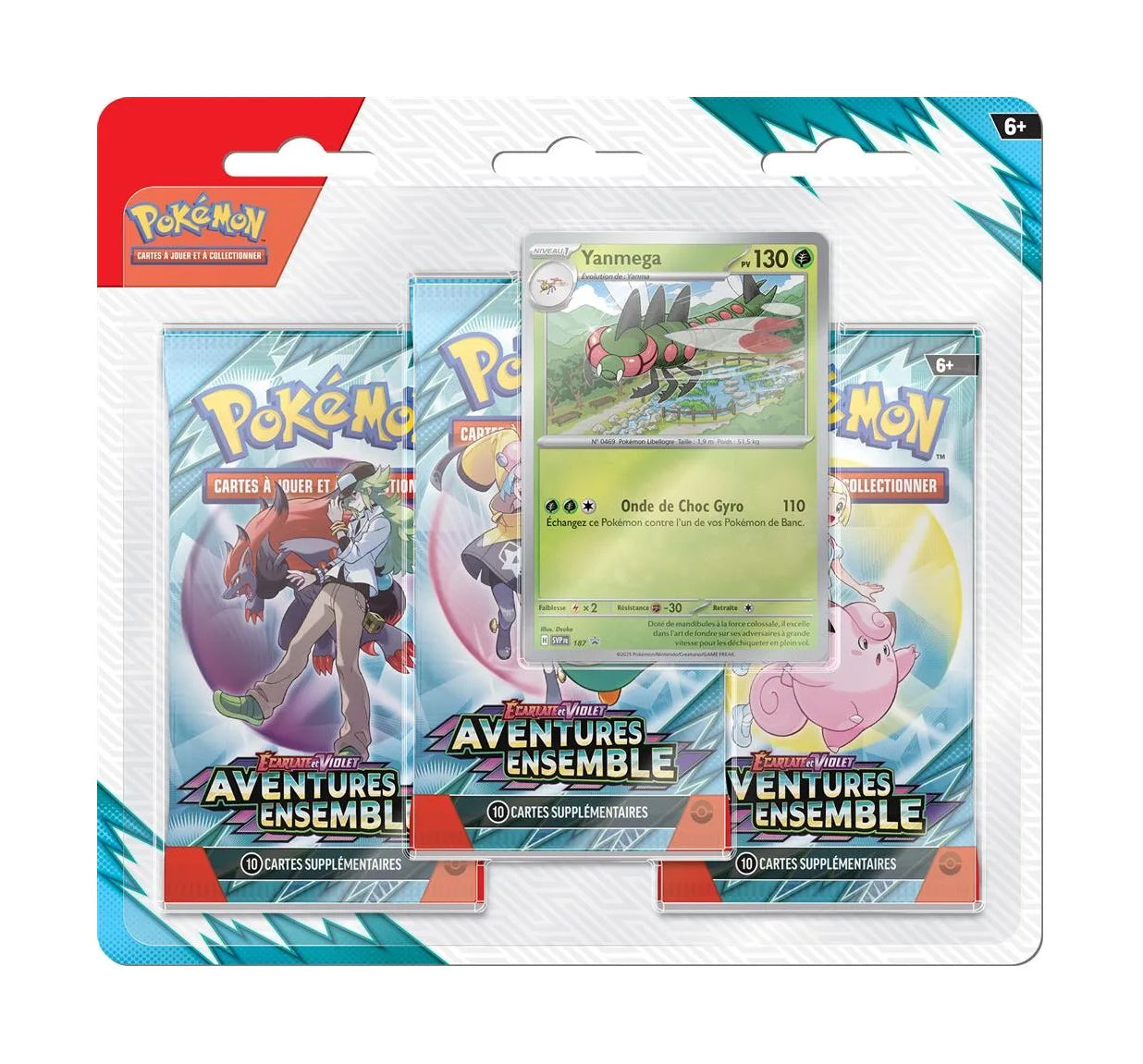 Pack 3 Boosters Aventures Ensemble