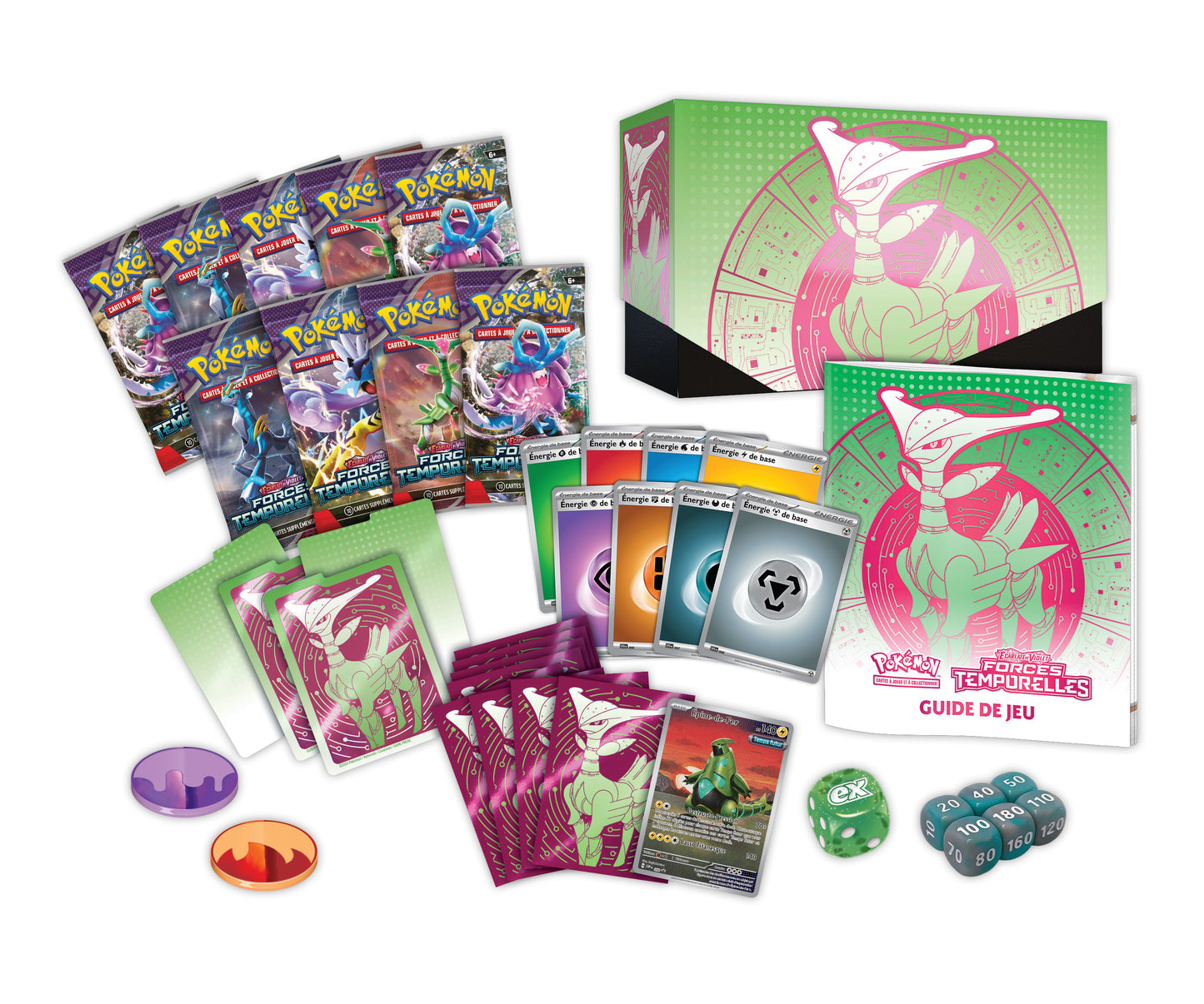 Coffret Dresseur d'Élite Forces Temporelles Vert-de-fer