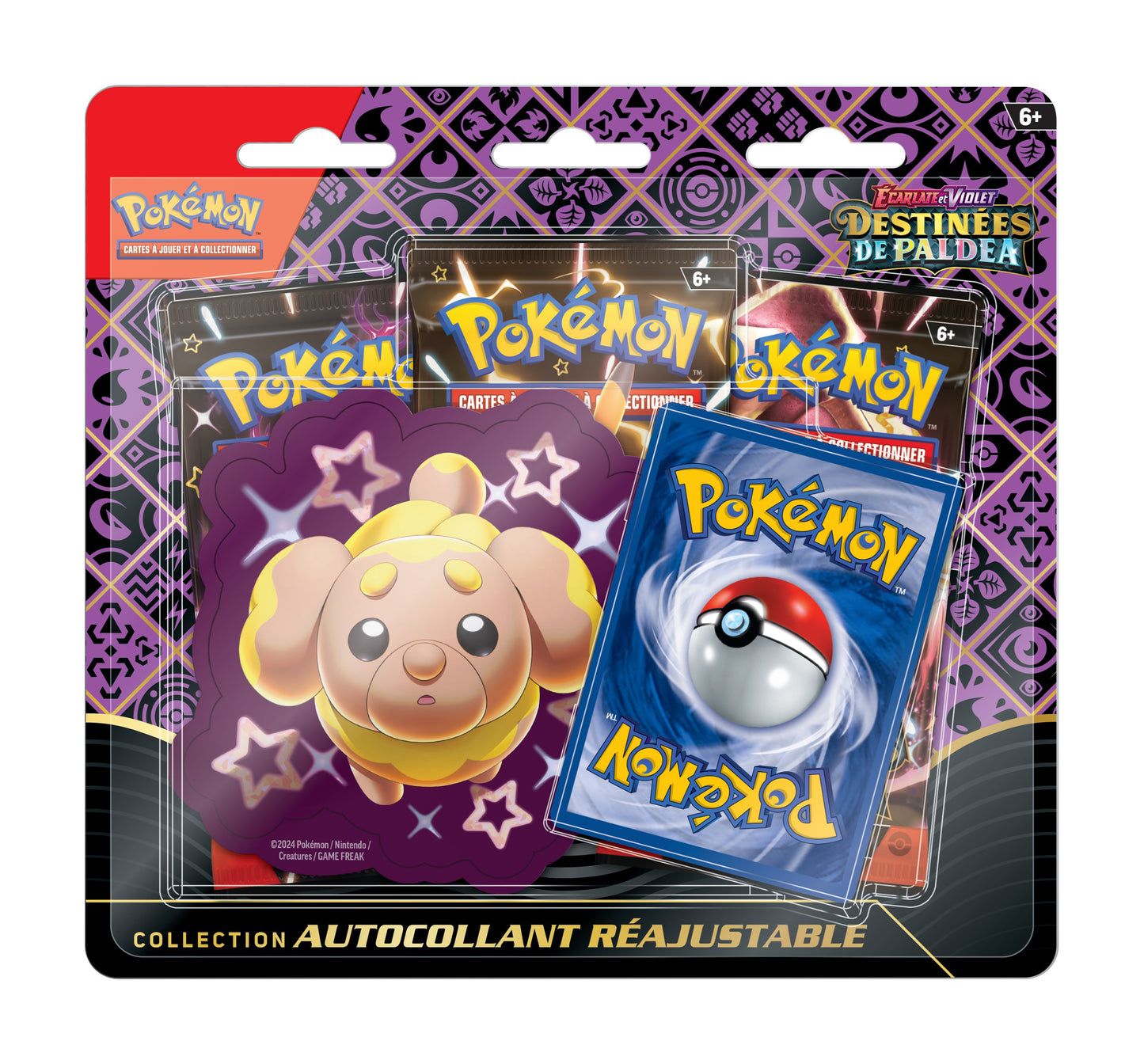 Pack 3 Boosters + Autocollant Destinées de Paldea