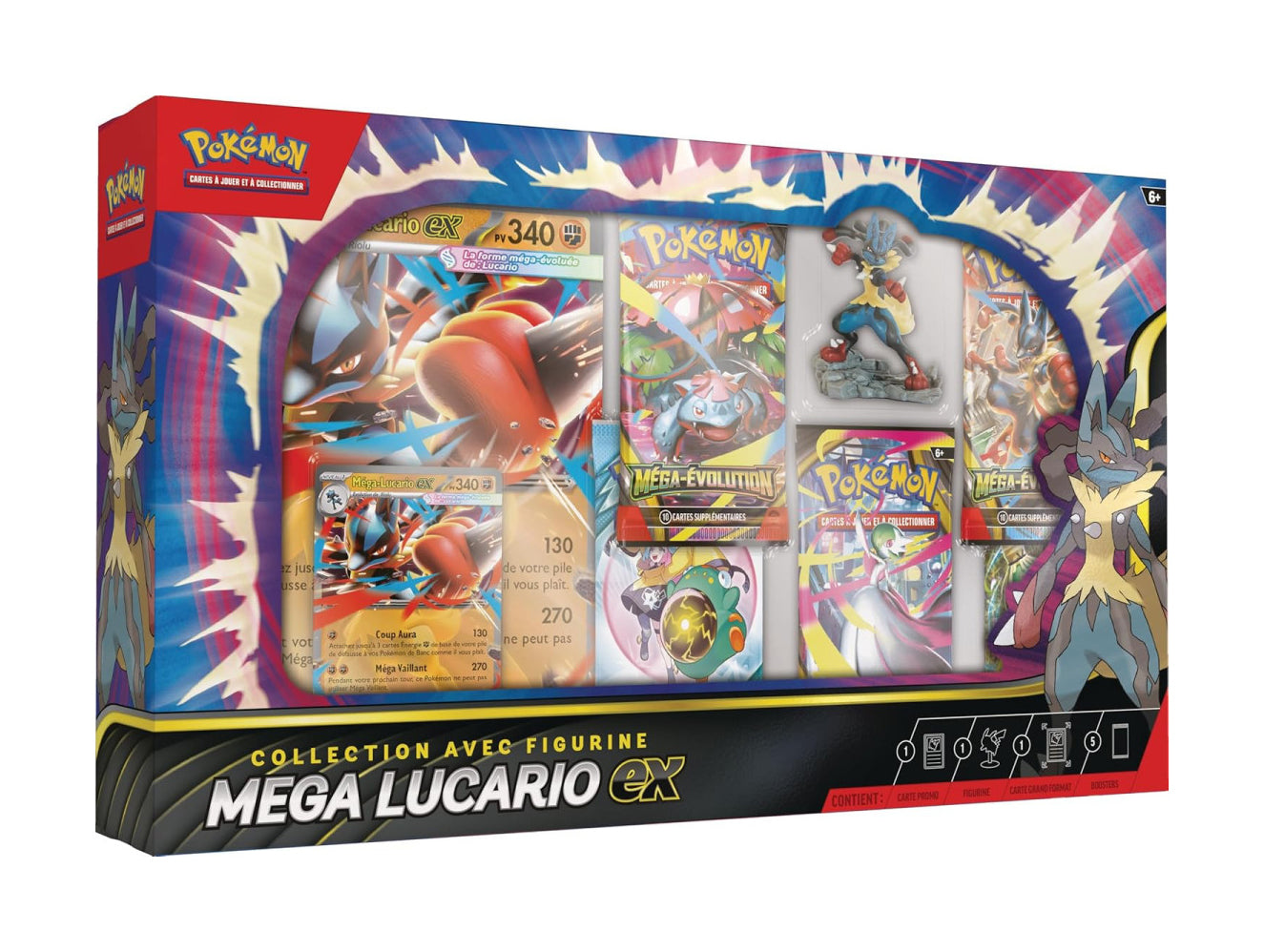 Coffret Collection Figurine Méga-Lucario EX