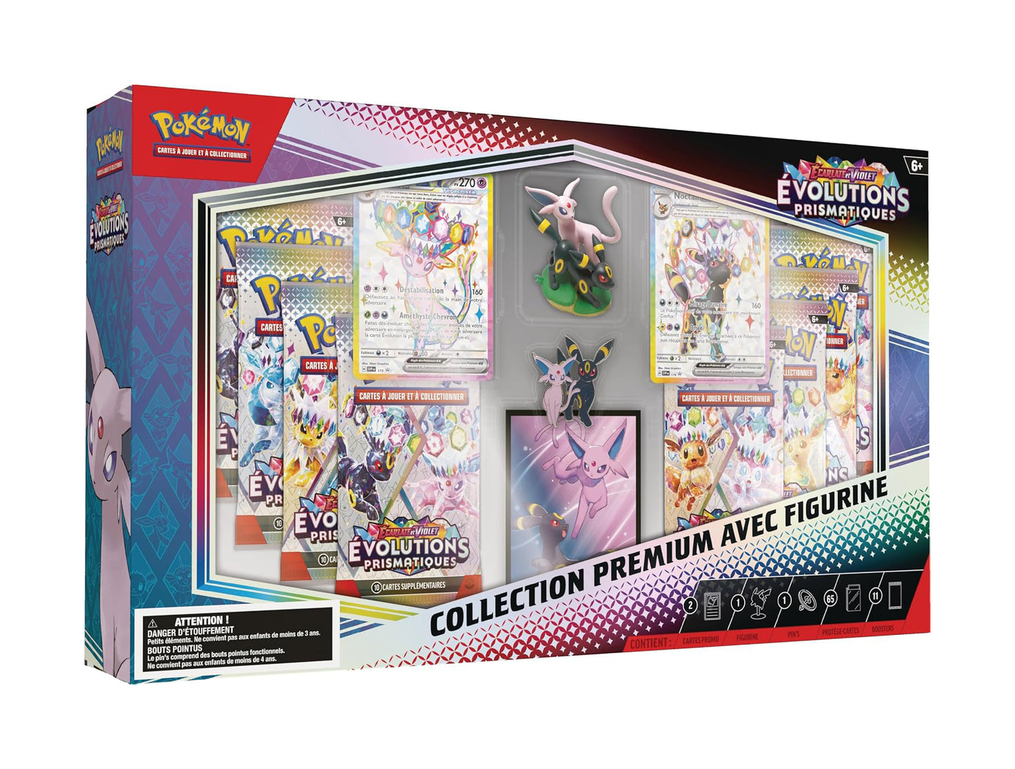 Coffret Premium Figurines Évolutions Prismatiques - Mentali / Noctali
