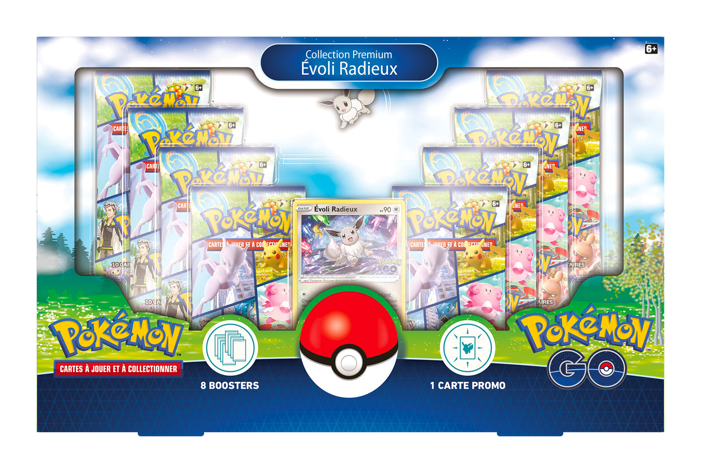 Coffret Pokémon GO Évoli Radieux - Collection Premium