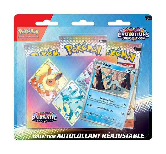 Pack 3 Boosters + Autocollant Évolutions Prismatiques
