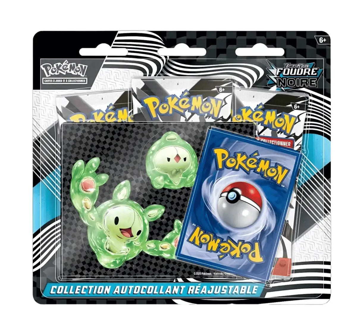 Pack 3 Boosters + Autocollant Foudre Noire