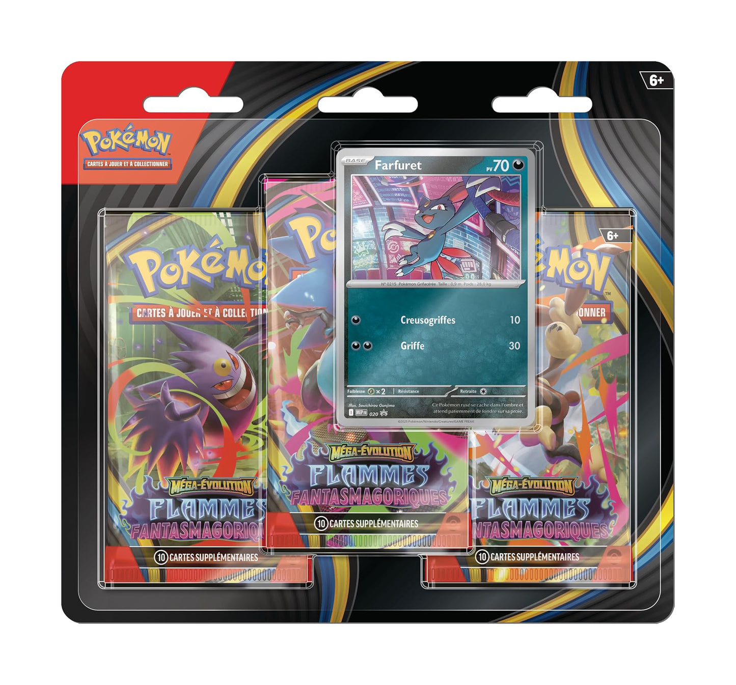 Pack 3 Boosters Flammes Fantasmagoriques