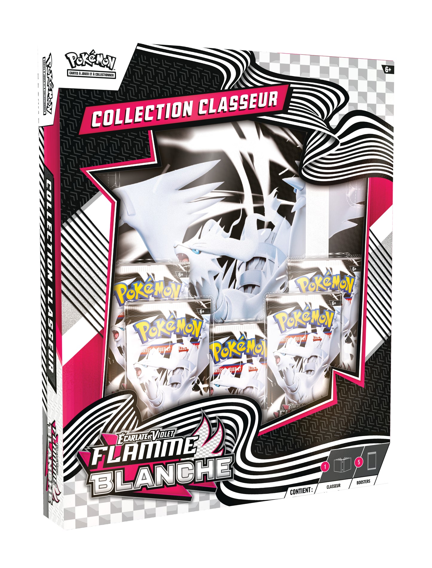 Coffret Collection Classeur Flamme Blanche